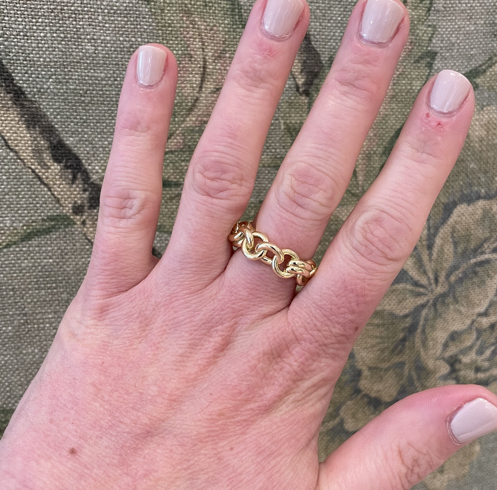 Spinelli Kilcollin Medium Fused Serpens シルバーリング 関込 Spinelli Kilcollin 18K Yellow Gold and Diamond Medium Fused